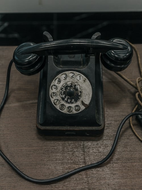 Old dial phone